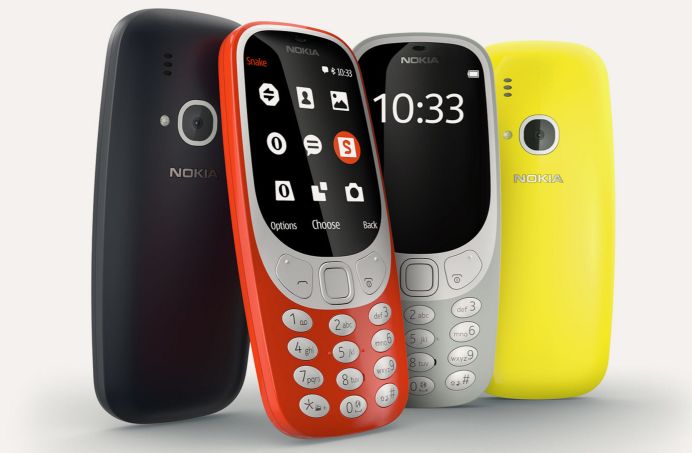 Design Nokia 3310 2017 zůstal zachován